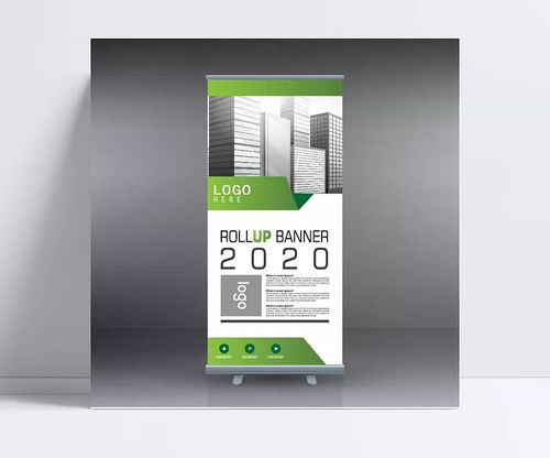 永恒的蔚蓝 易拉宝展架在广告设计中的优雅应用